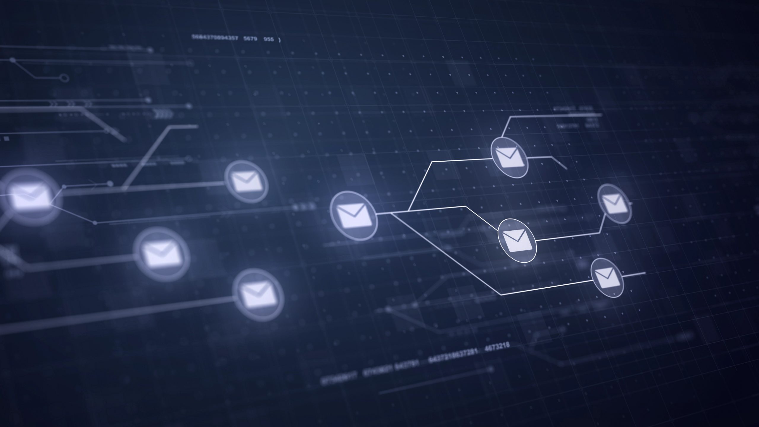 Email Messages Network Circuit Board Link Connection Technology